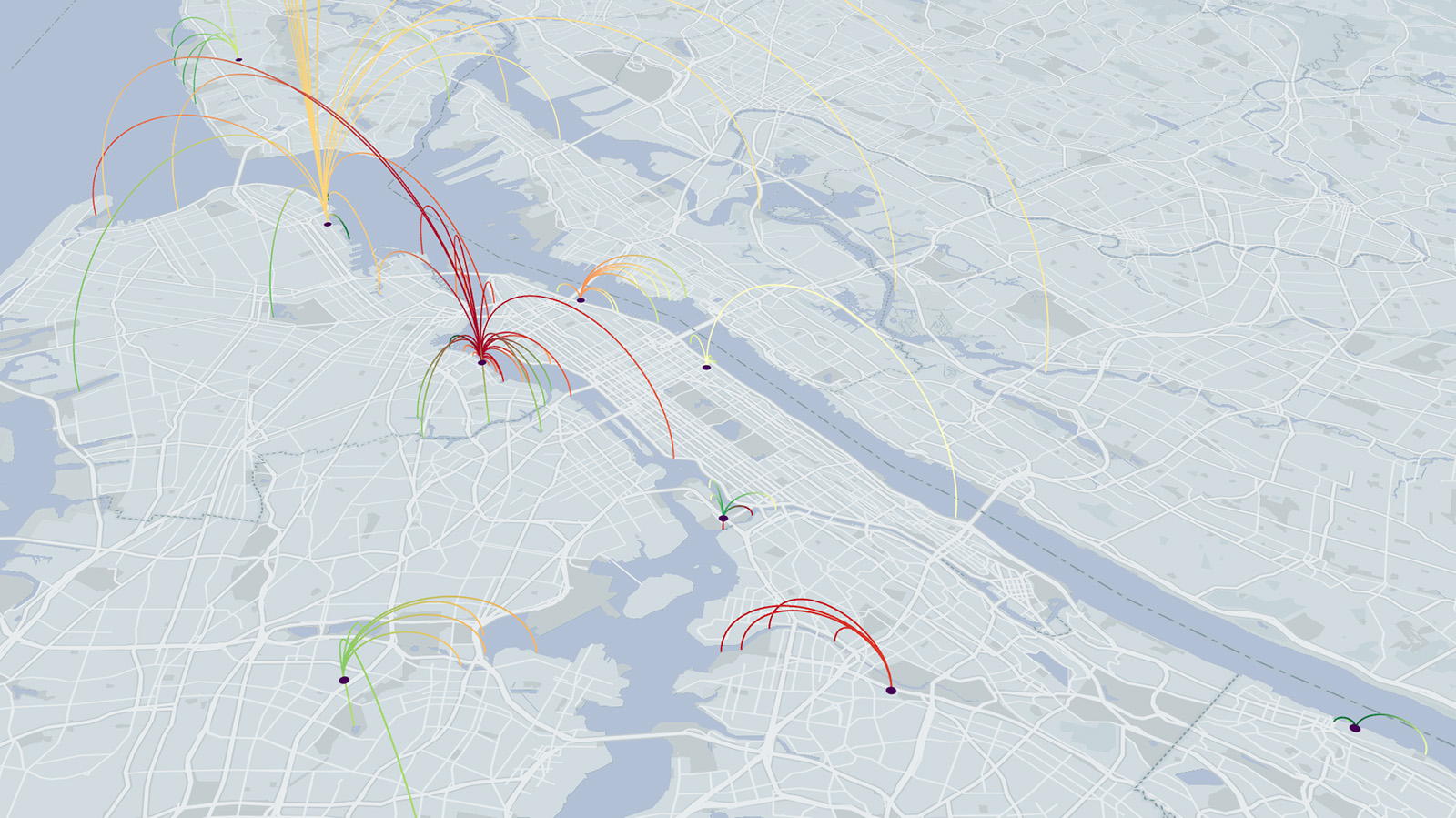 Map graphic of water sampling sites and testing labs